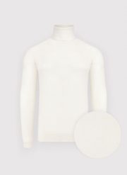 PAKO LORENTE - Golf męski w białym kolorze. Białe golfy Pako Lorente, m, bez wzorów, z nylonu, bez ramiączek. Za 119.99 zł.