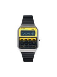 Casio Zegarek Vintage Edgy CA-500WEGG-9BEF Czarny. Czarne, cyfrowe zegarki Casio. Za 359.99 zł.