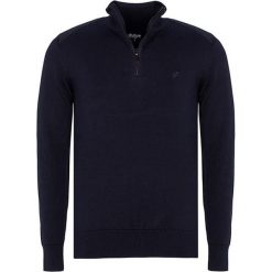 Sweter w kolorze granatowym. Niebieskie golfy Denim Culture, l, bez wzorów, z bawełny, bez ramiączek. W wyprzedaży za 139.95 zł.