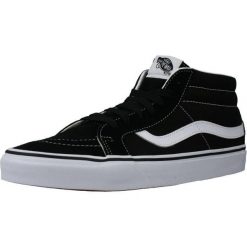 Tenisówki Vans Model Ua Sk8-mid Kolor Czarny. Czarne trampki Vans, bez wzorów, bez zapięcia. Za 332.45 zł.