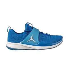Buty do chodzenia męskie Nike Trainer 2 Flyknit. Niebieskie buty sportowe casual Nike, bez wzorów, z materiału, bez zapięcia. Za 772.00 zł.