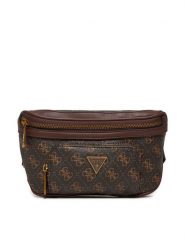 Guess Saszetka nerka Torino HMEVZL P3231 Brązowy. Brązowe saszetki i nerki Guess, z aplikacjami, ze skóry. Za 419.99 zł.