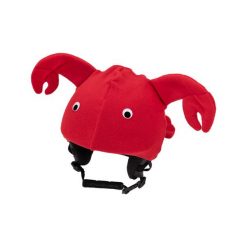 Czapka / nakładka na kask narciarski RAK. Czerwone czapki zimowe CASCO, bez wzorów. Za 25.00 zł.