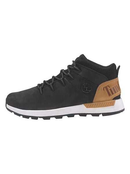 Timberland Skórzane buty trekkingowe "Sprint" w kolorze czarno-jasnobrązowym rozmiar: 43,5. Czarne buty trekkingowe Timberland, bez wzorów, bez zapięcia. Za 354.10 zł.