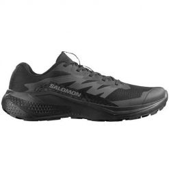 Buty do biegania męskie Salomon Alphaglide. Czarne buty do biegania Salomon, bez wzorów, z materiału, bez zapięcia, do biegania. Za 496.00 zł.