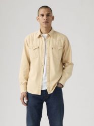 Levi's Koszula "Barstow Western" - Standard fit - w kolorze żółtym rozmiar: L. Żółte koszule Levi's®, l, bez wzorów, z bawełny, bez kołnierzyka, bez ramiączek. Za 128.55 zł.