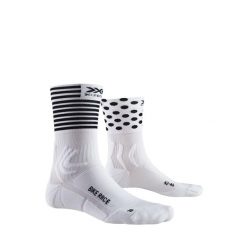 Skarpety rowerowe X-Socks Bike Race. Białe skarpety X-Socks, bez wzorów. W wyprzedaży za 55.00 zł.