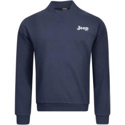 Bluza Bomberka Jeep® Męska XL - Wygoda i Styl. Bluzy z polaru Jeep, m, bez wzorów, z bawełny, bez kaptura. Za 207.99 zł.