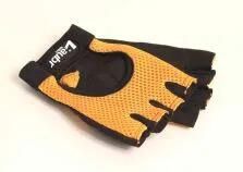 Rękawiczki fitness Laubr Sport zielone. Brązowe rękawiczki FIVE GLOVES, bez wzorów, z dzianiny. Za 105.99 zł.