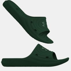 Klapki Męskie Under Armour Na Basen Plażę. Zielone klapki Under Armour. Za 119.99 zł.