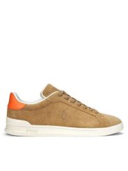 Polo Ralph Lauren Sneakersy Heritage Court 809955691005 Brązowy. Brązowe buty sportowe casual Polo Ralph Lauren, bez wzorów, ze skóry, bez zapięcia. Za 499.99 zł.