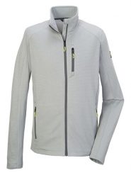 Killtec Kurtka polarowa "KOS 92" w kolorze szarym rozmiar: S. Szare kurtki KILLTEC, s, bez wzorów, z polaru, bez kaptura. Za 114.71 zł.