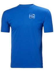 Helly Hansen Koszulka funkcyjna "Skog" w kolorze niebieskim rozmiar: S. Niebieskie t-shirty sportowe Helly Hansen, bez wzorów, z materiału, bez ramiączek, outdoorowe. Za 84.01 zł.