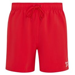 Swim Short Yale. Czerwone odzież kąpielowa Reebok, l, bez wzorów, sportowe. Za 89.00 zł.