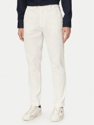 Aeronautica Militare Spodnie materiałowe 261PA1711UCT04292 Biały Regular Fit. Białe spodnie materiałowe Aeronautica Militare, m, bez wzorów, z bawełny. Za 599.99 zł.