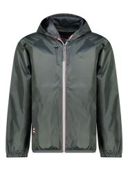 Geographical Norway Kurtka przeciwdeszczowa "Boatom" w kolorze antracytowym rozmiar: L. Czarne kurtki outdoor i hardshell Geographical Norway, l, bez wzorów, bez kaptura. Za 110.81 zł.