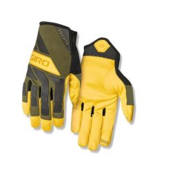 GIRO rękawiczki rowerowe męskie trail builder olive buckskin GR-7099291. Czarne rękawiczki GIRO, bez wzorów. Za 130.50 zł.