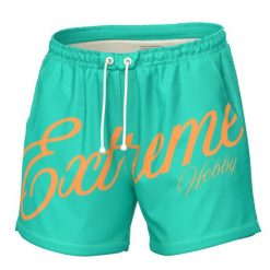 Spodenki kąpielowe męskie szorty do pływania EXTREME HOBBY CLUSTER. Brązowe krótkie spodenki sportowe EXTREME HOBBY, m, bez wzorów, z dzianiny. Za 169.00 zł.
