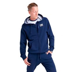 Męski dres Leone 1947 Apparel. Niebieskie komplety dresowe LEONE 1947 APPAREL, m, bez wzorów, z dresówki, bez ramiączek. Za 229.87 zł.