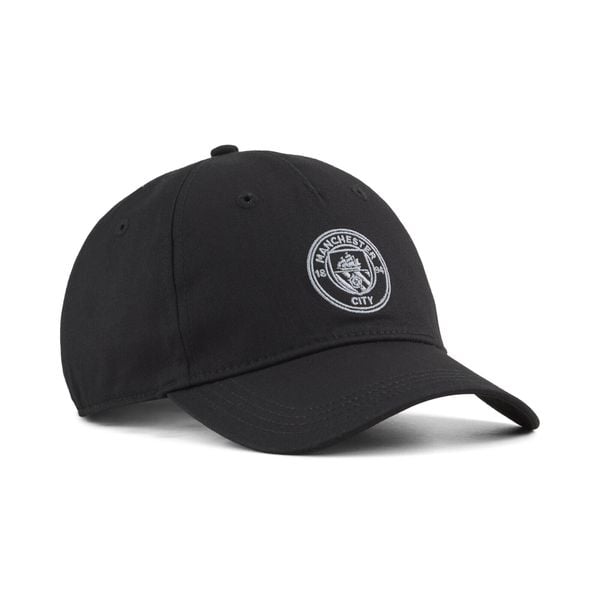 Czapka z daszkiem Essentials Manchester City PUMA. Czarne czapki z daszkiem Puma, bez wzorów. Za 99.00 zł.