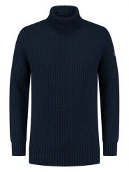 TRAVELIN' Golf "Boda" w kolorze granatowym rozmiar: XL. Niebieskie golfy Travelin', xl, z aplikacjami, ze skóry, bez ramiączek. Za 239.99 zł.