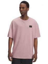 Under Armour Koszulka w kolorze jasnoróżowym rozmiar: M. Różowe bezrękawniki Under Armour, m, bez wzorów, bez kołnierzyka, bez ramiączek. Za 105.63 zł.