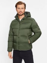 Napapijri Kurtka zimowa A-Suomi NP0A4GJE Zielony Regular Fit. Zielone kurtki Napapijri, na zimę, m, bez wzorów, z syntetyku, bez kaptura. Za 519.99 zł.