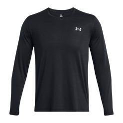 Longsleeve do biegania męski Under Armour Launch. Czarne bluzki z długim rękawem Under Armour, m, bez wzorów, bez kołnierzyka, bez ramiączek. Za 109.99 zł.