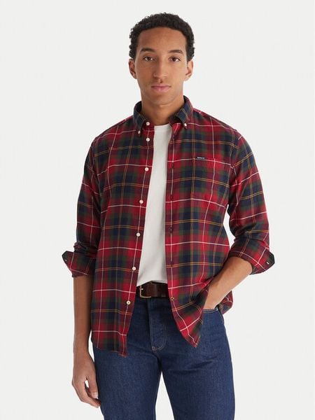 Barbour Koszula Fortrose MSH4991TN69 Kolorowy Tailored Fit. Koszule Barbour, m, bez wzorów, z bawełny, bez kołnierzyka, bez ramiączek. Za 359.99 zł.