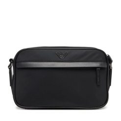 Saszetka Emporio Armani. Czarne saszetki i nerki Emporio Armani, bez wzorów. Za 709.99 zł.
