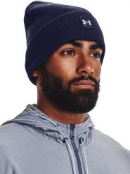 Under Armour Czapka beanie w kolorze granatowym rozmiar: onesize. Niebieskie czapki zimowe Under Armour, bez wzorów, z materiału. Za 92.86 zł.