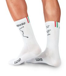 Skarpety Kolarskie LUXA Stelvio. Białe skarpety LUXA, bez wzorów, z elastanu. Za 69.00 zł.