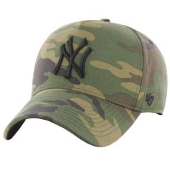Męska czapka z daszkiem 47 Brand MLB New York Yankees MVP Cap. Zielone czapki z daszkiem 47 Brand, bez wzorów, z bawełny. Za 109.99 zł.
