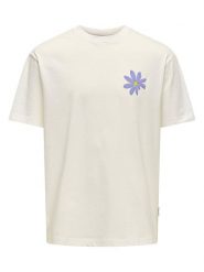 ONLY & SONS Koszulka w kolorze białym rozmiar: XL. Białe bezrękawniki Only & Sons, xl, bez wzorów, z bawełny, bez kołnierzyka, bez ramiączek. Za 66.00 zł.