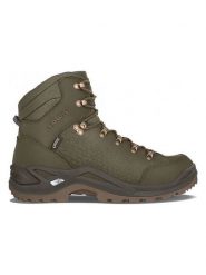 LOWA Skórzane botki trekkingowe "Renegade GTX" w kolorze khaki rozmiar: 44. Brązowe buty trekkingowe Lowa, bez wzorów, z gore-texu, bez zapięcia. Za 549.06 zł.
