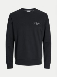 Jack&Jones Bluza Ferris 12256837 Czarny Standard Fit. Czarne bluzy Jack&Jones, m, bez wzorów, z syntetyku, bez kaptura. Za 59.99 zł.