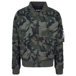 Kurtka Urban Classic vintage cotton. Brązowe kurtki Urban Classics, m, bez wzorów, z bawełny, bez kaptura. Za 305.50 zł.