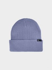 4F Czapka zimowa męska - niebieska L. Niebieskie czapki zimowe 4F, bez wzorów, z materiału. Za 59.99 zł.