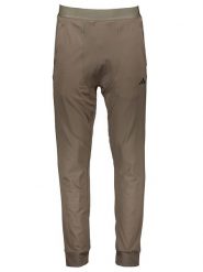 Adidas Spodnie sportowe w kolorze jasnobrązowym rozmiar: S. Brązowe spodnie treningowe długie Adidas, s, bez wzorów. Za 100.52 zł.