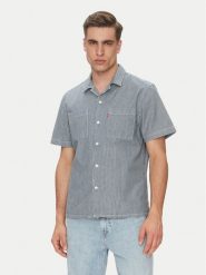 Levi's® Koszula A8457-0015 Niebieski Standard Fit. Niebieskie koszule l, bez wzorów, z bawełny, bez kołnierzyka, bez ramiączek. Za 189.99 zł.