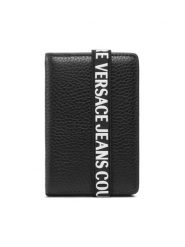 Versace Jeans Couture Duży Portfel Męski 74YA5PC5 Czarny. Czarne portfele Versace Jeans Couture, bez wzorów, z jeansu. Za 619.99 zł.