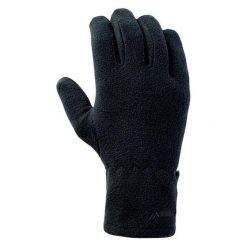 Rękawiczki Męskie Polar Tantis. Czarne rękawiczki MARTES, bez wzorów, z materiału. Za 35.99 zł.