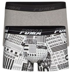 Bokserki Puma Activizm dla Mężczyzn - Zestaw 2 w Kolorze Czarnym - Rozmiar L. Niebieskie bokserki Puma, l, bez wzorów, z bawełny. Za 174.99 zł.