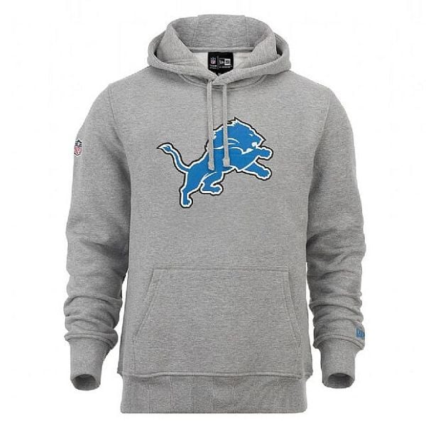 Bluza z kapturem Detroit Lions NFL. Szare bluzy z kapturem New Era, m, bez wzorów, z kapturem. Za 186.50 zł.