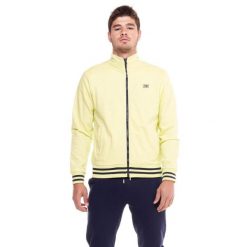 Męski dres ze stójką i zamkiem Welcome Back. Niebieskie komplety dresowe LEONE 1947 APPAREL, m, bez wzorów, z dresówki, bez ramiączek. Za 252.56 zł.