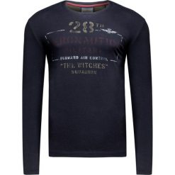 T-shirt AERONAUTICA MILITARE Granatowy. Bluzki z długim rękawem marki Aeronautica Militare. Za 260.00 zł.