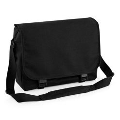 Torba na ramię Bag Base messager. Czarne torby na ramię BAGBASE, bez wzorów, z materiału, na ramię, duże, bez dodatków. Za 80.90 zł.