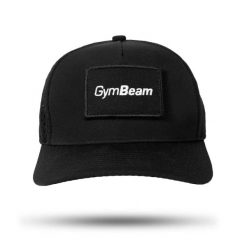 Czapka unisex bieganie oddychająca czarna Ranger. Czarne bielizna termoaktywna GYMBEAM, bez wzorów, z materiału, bez ramiączek, do biegania. Za 59.90 zł.