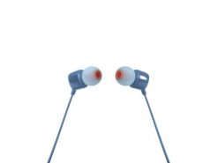 Słuchawki dokanałowe JBL T110 Niebieskie. Niebieskie słuchawki dokanałowe JBL. Za 36.99 zł.