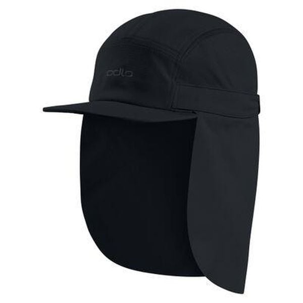 Czapka z daszkiem Odlo Performance Light Shade Cap Cap. Czarne czapki z daszkiem ODLO, bez wzorów. Za 219.99 zł.
